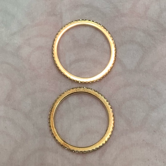 2 Stackable Eternity Bands - Picture 7 of 8